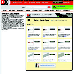 DX Engineering cable builder screen shot