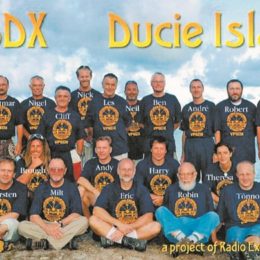 VP6DX ham radio QSO card from Ducie Island