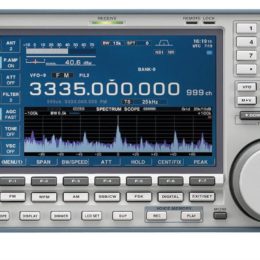 Large Icom ham radio transceiver