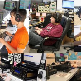 collage of young ham radio operators