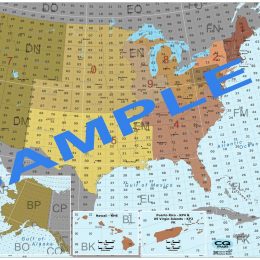 DX Engineering ham radio grid square map