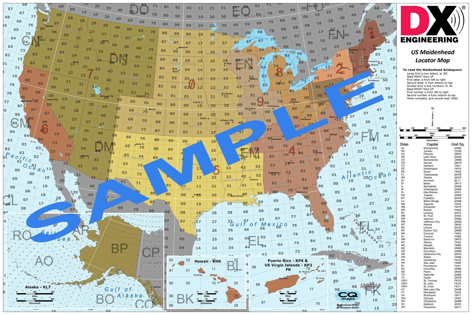 Maidenhead Grid Square Map Word Of The Day (Grid Square): What Is My Ham Radio Grid Square?