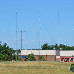 a multi-tower ham radio antenna array