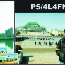 4L4FN Ham Radio QSL Card from North Korea