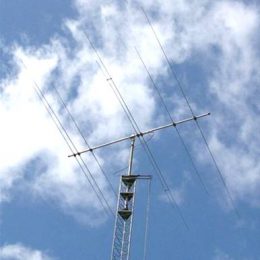 large yagi antenna in the sky