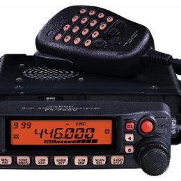 a compact mobile ham radio transceiver