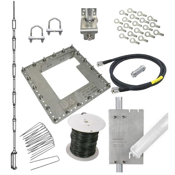 Hustler 4BTV, 5BTV and 6BTV Multiband HF Vertical Antenna Accessories