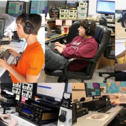 a photo collage of young ham radio operators