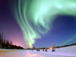 Nasa photo of the Northern Lights