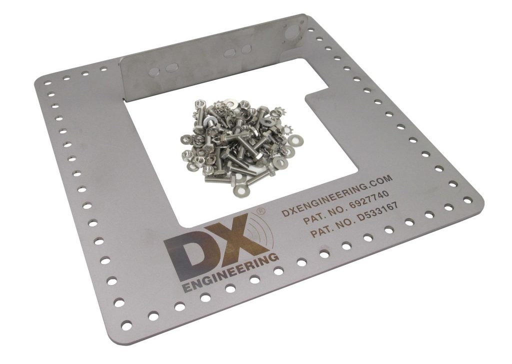 DX Engineering radial plate and hardware