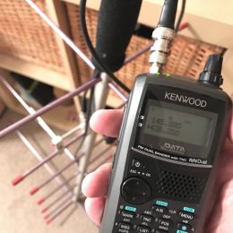 a small ham radio HT