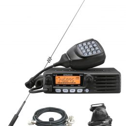 a mobile ham radio kit with antenna and mount