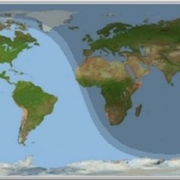 world map with night/day shown
