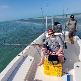 ham radio operators on a boat