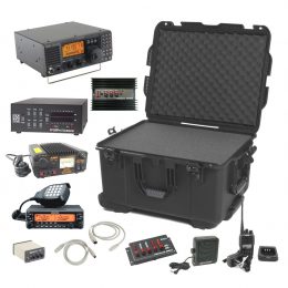 ham radio go kit with large protective case