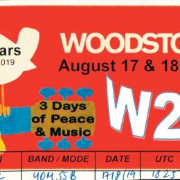 W2W Ham Radio QSL Card from Woodstock