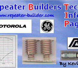 Repeater Builder Technical Information Page Header