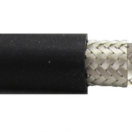 close up of coaxial cable cutaway view