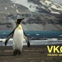 VK0IR Ham Radio QSL card from Heard Island