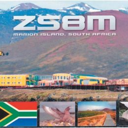 ZS8M QSL card from Prince Edward Islands