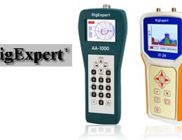 rig expert antenna analyzers with logo