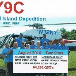 QSL Card from St. Paul Island CY9C 2016