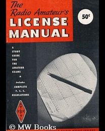 vintage ham radio license manual book