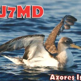 CU7MD Ham Radio QSL Card from Azores