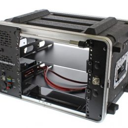 a rack mounted box for portable radio equipment