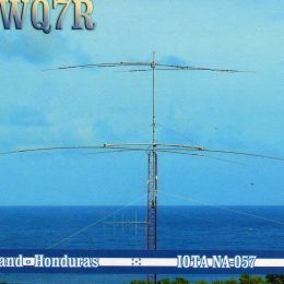 HR9/WQ7R Honduras QSL Card