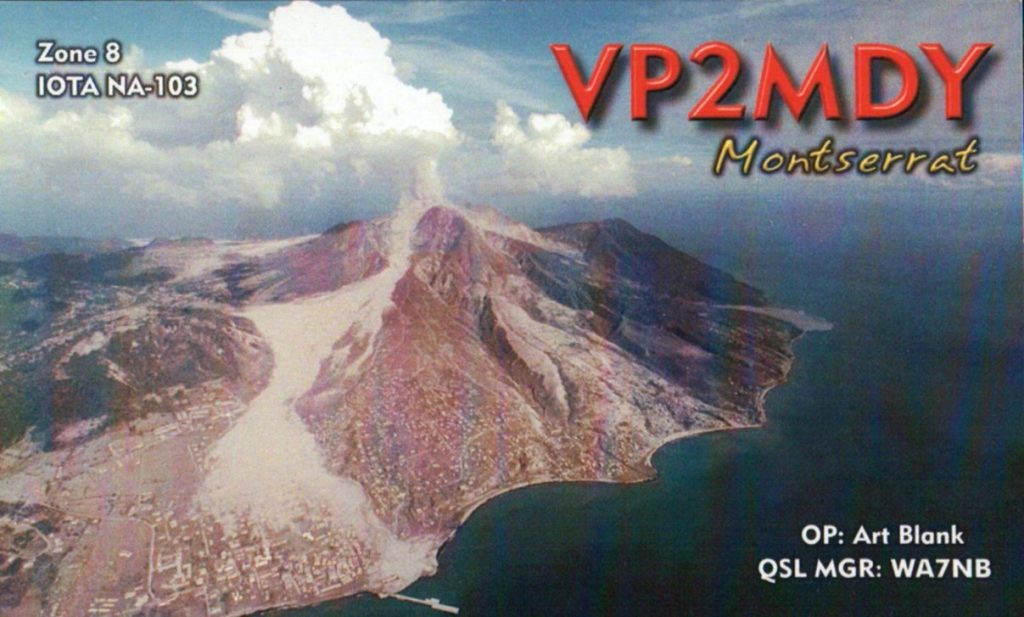 Montserrat QSL Card