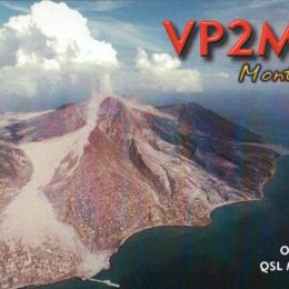 VP2MDY Ham Radio QSL Card from Montserrat