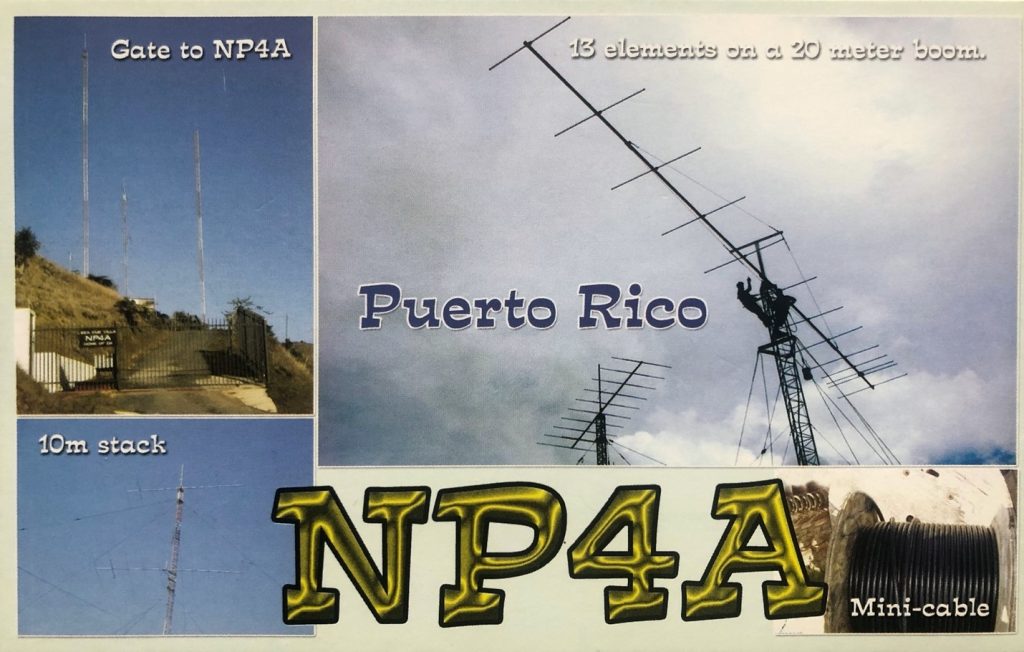 Puerto Rico QSL Card