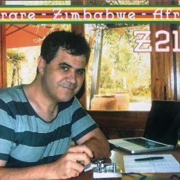 Z21BB Ham Radio QSL Card from Zimbabwe