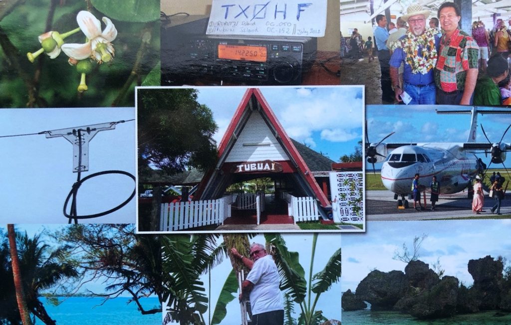 Austral Islands QSL Card, TX0HF