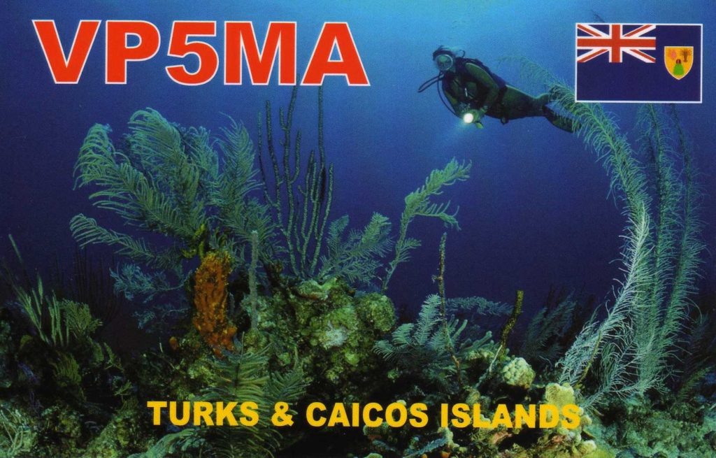 Turks and Caicos QSL Card