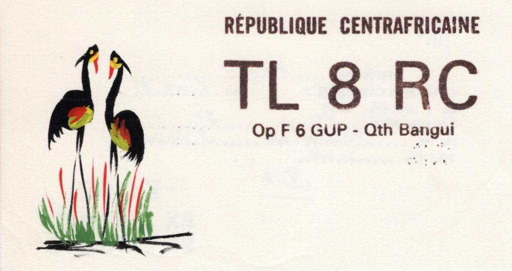 Central African Republic QSL Card