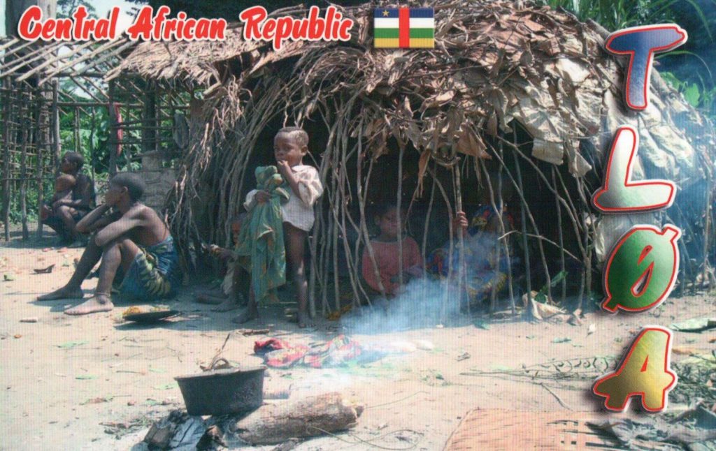 Central African Republic QSL Card