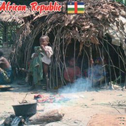 TL0A Ham Radio QSL Card from Central African Republic