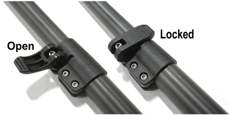 Telescoping Mast locking clamps