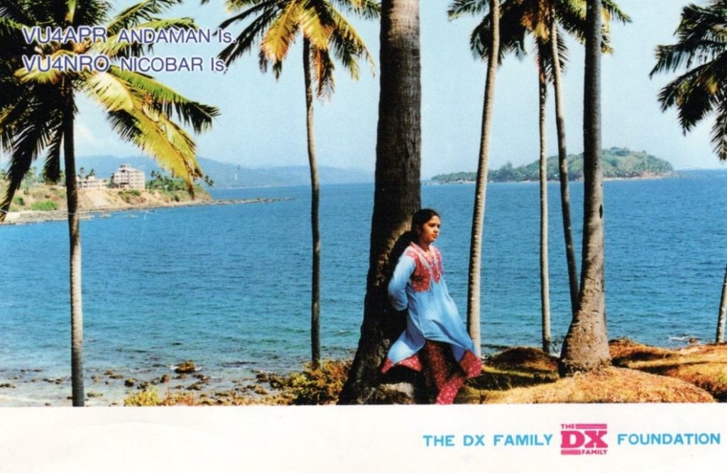 Andaman and Nicobar Island QSL Card