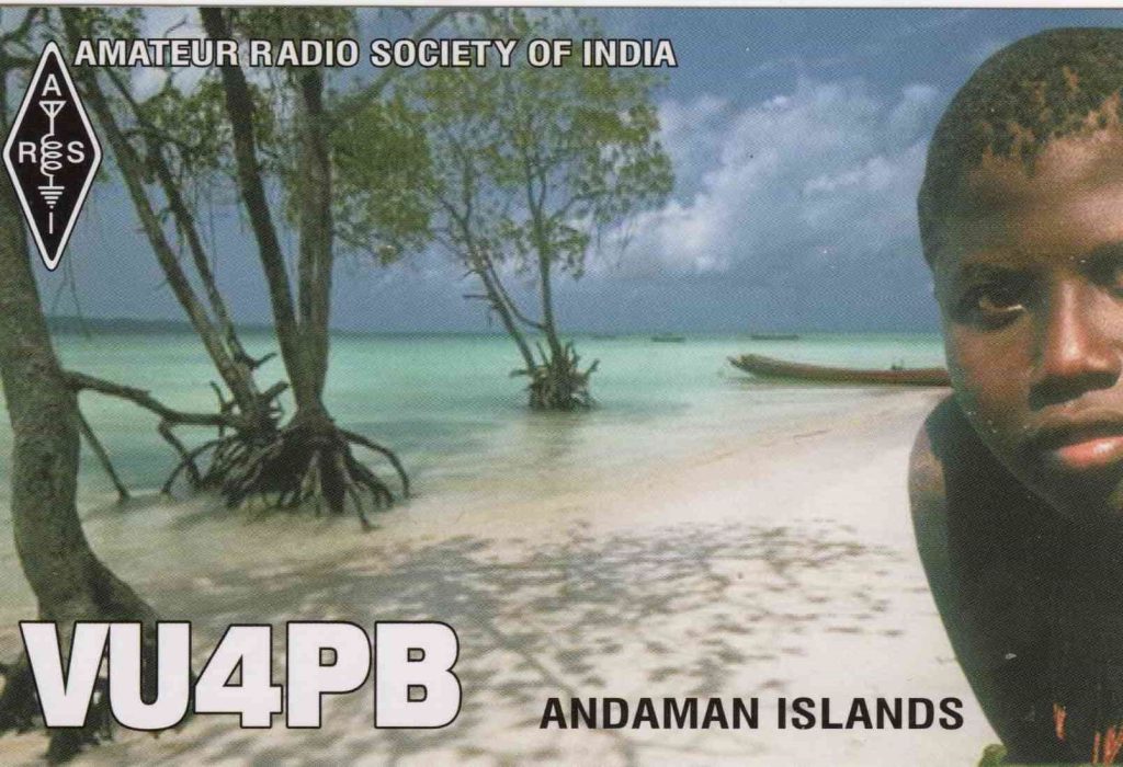 Andaman and Nicobar Island QSL Card