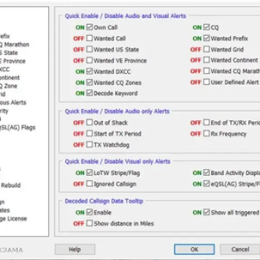 ham radio FT8 software screen shot