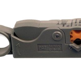 A coaxial cable stripping tool