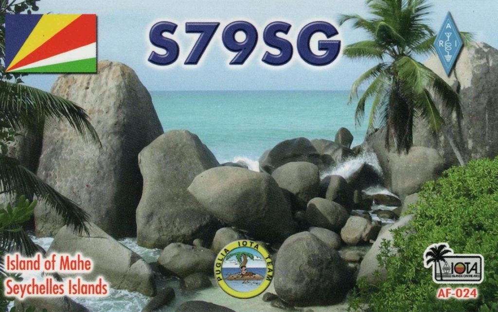 Seychelles QSL Card