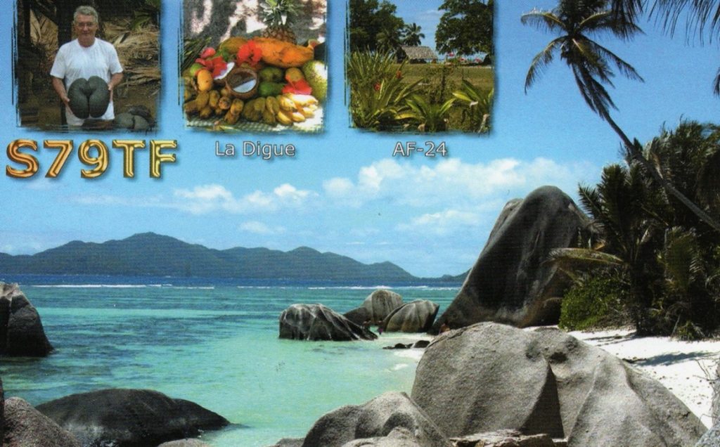 Seychelles QSL Card