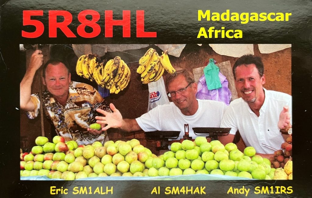 Madagascar QSL Card