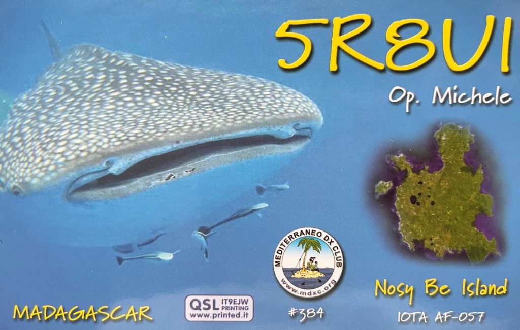 Madagascar QSL Card