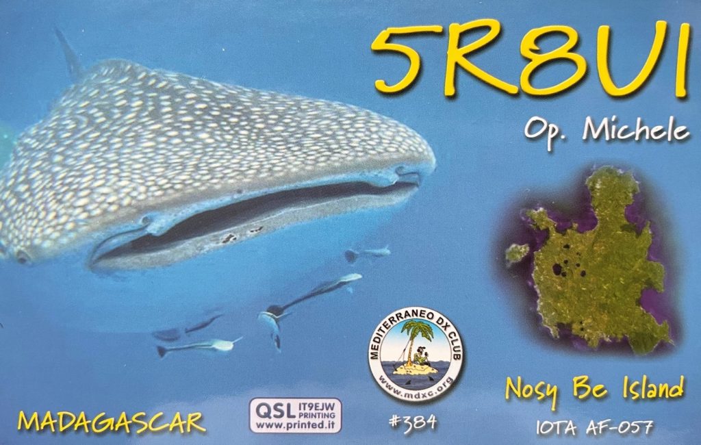 Madagascar QSL Card