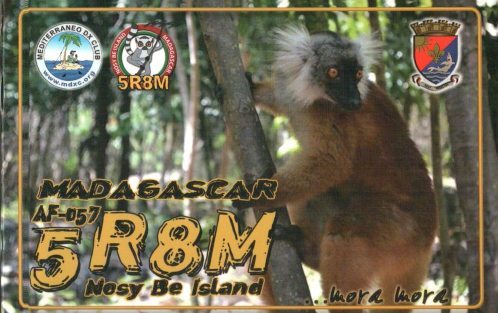 Madagascar QSL Card